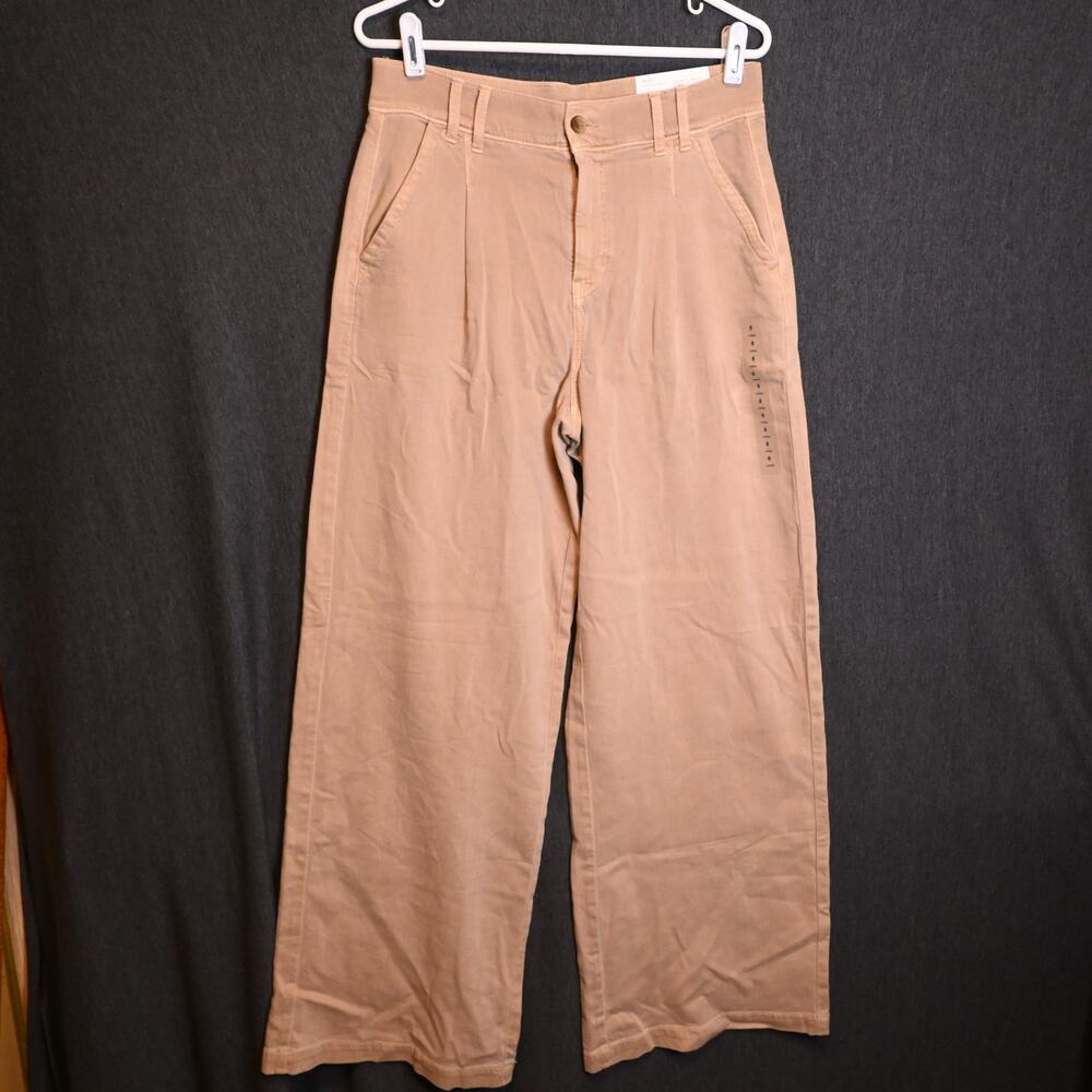 NEW American Eagle Women's 8 29W Long Super High Rise Wide Leg Pants Stretch NWT